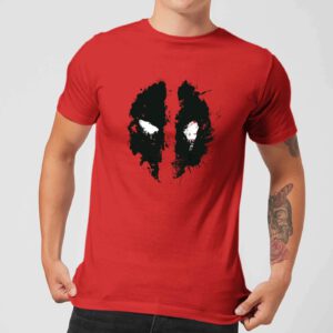 Marvel Deadpool Splat Face T-Shirt - Rot - M