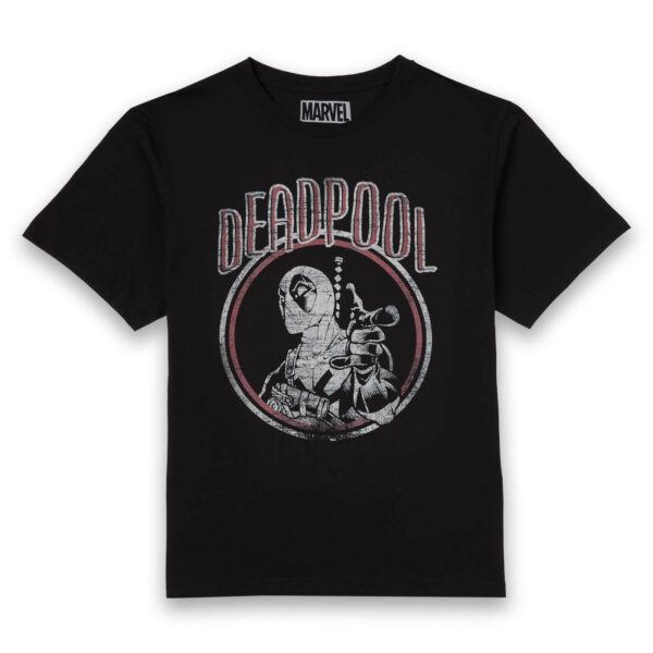 Marvel Deadpool Vintage Circle Männer T-Shirt - Schwarz - S