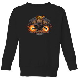 Marvel Ghost Rider Hell Cycle Club Kids‘ Sweatshirt – Black – 3-4 Jahre – Schwarz