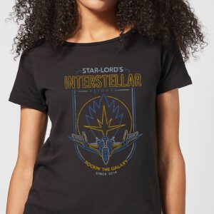 Marvel Guardians Of The Galaxy Interstellar Flights Damen T-Shirt – Schwarz – S