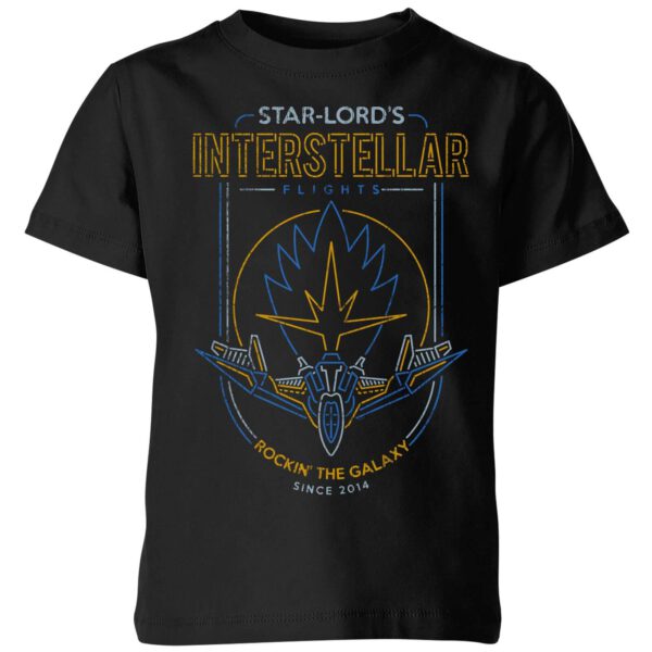 Marvel Guardians Of The Galaxy Interstellar Flights Kids' T-Shirt - Black - 3-4 Jahre