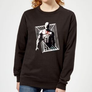 Marvel Knights Daredevil Cage Women’s Sweatshirt – Black – S – Schwarz