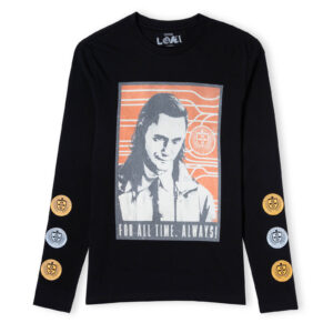 Marvel Loki For All Time Unisex Long Sleeve T-Shirt – Black – XS – Schwarz