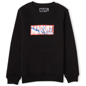 Marvel Spider-Man Kids‘ Sweatshirt – Black – 3-4 Jahre – Schwarz