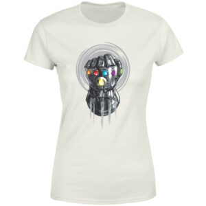 Marvel Thanos Infinite Power Fist Women’s T-Shirt – Cream – S – Cream