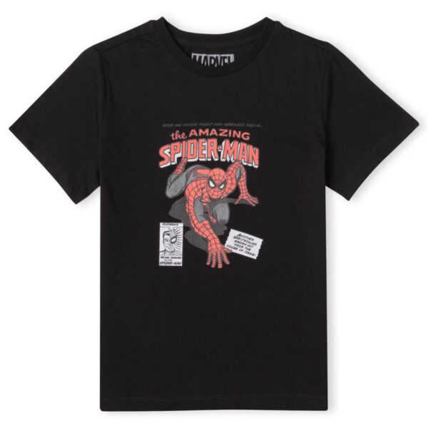 Marvel The Amazing Spider-Man Kids' T-Shirt - Black - 3-4 Jahre - Schwarz