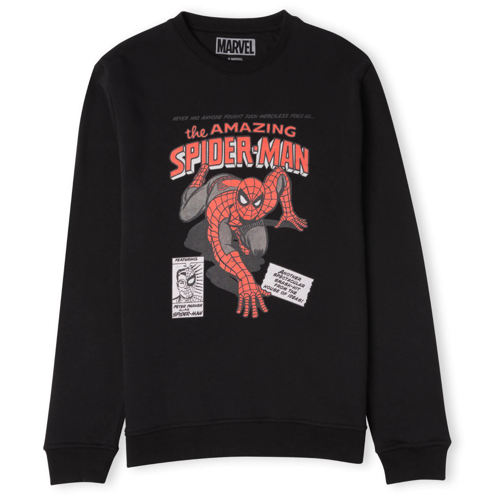 Marvel The Amazing Spider-Man Sweatshirt - Black - S - Schwarz
