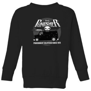 Marvel The Punisher Battle Van Kids' Sweatshirt - Black - 7-8 Jahre - Schwarz