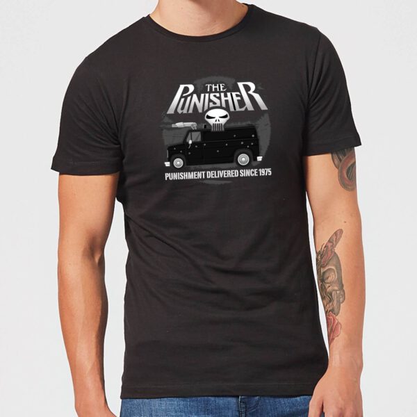 Marvel The Punisher Battle Van Männer T-Shirt - Schwarz - S