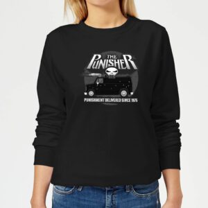 Marvel The Punisher Battle Van Women’s Sweatshirt – Black – XS – Schwarz