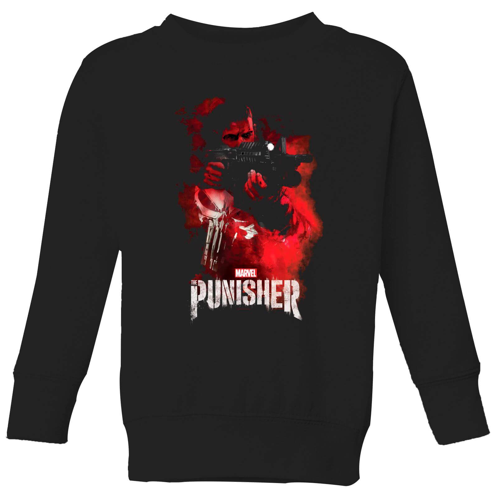 Marvel The Punisher Kids‘ Sweatshirt – Black – 3-4 Jahre – Schwarz