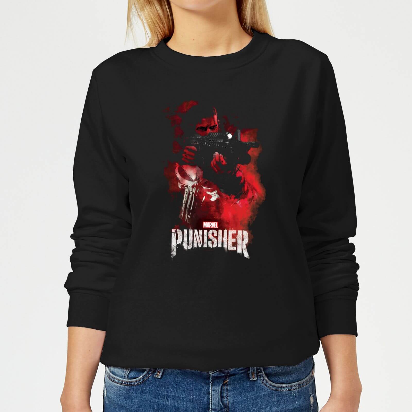 Marvel The Punisher Women's Sweatshirt - Black - XS - Schwarz