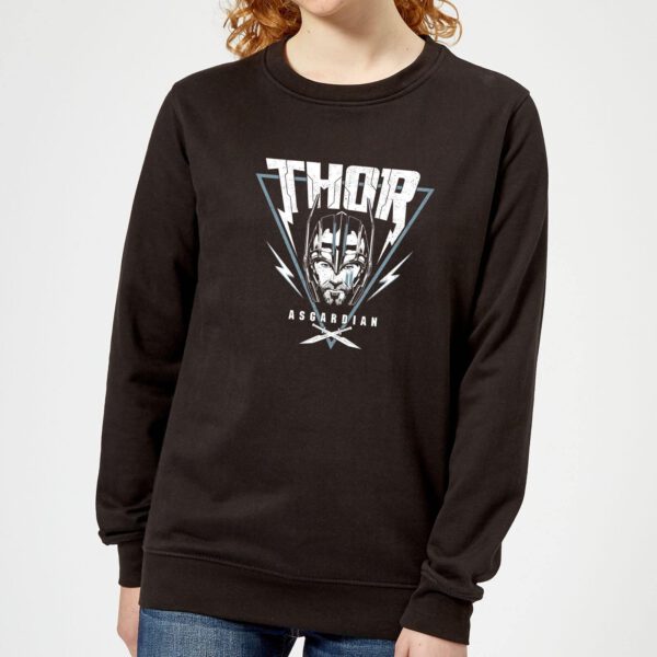 Marvel Thor Ragnarok Asgardian Triangle Damen Pullover - Schwarz - S - Schwarz