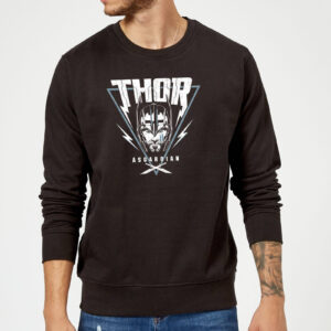 Marvel Thor Ragnarok Asgardian Triangle Pullover – Schwarz – S – Schwarz