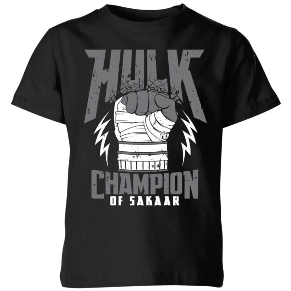 Marvel Thor Ragnarok Hulk Champion Kinder T-Shirt - Schwarz - 3-4 Jahre