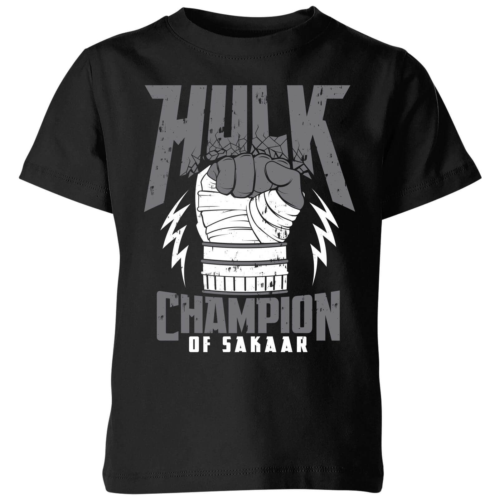 Marvel Thor Ragnarok Hulk Champion Kinder T-Shirt – Schwarz – 3-4 Jahre Marvel Thor Ragnarok Hulk Champion Kinder T-Shirt – Schwarz – 3-4 Jahre