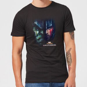 Marvel Thor Ragnarok Hulk Split Face Männer T-Shirt – Schwarz – S