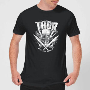 Marvel Thor Ragnarok Thor Hammer Logo Männer T-Shirt – Schwarz – S