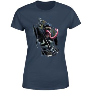 Marvel Venom Inside Me Women’s T-Shirt – Navy – XS – Marineblau