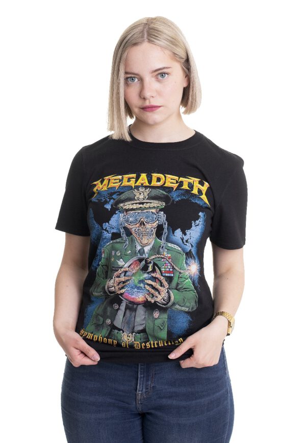 Megadeth - Vic W/Earth Bomb - - T-Shirts