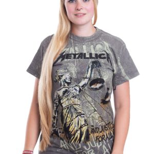 Metallica - Justice Neon All Over - - T-Shirts