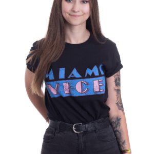 Miami Vice – Distressed Logo – T-Shirt