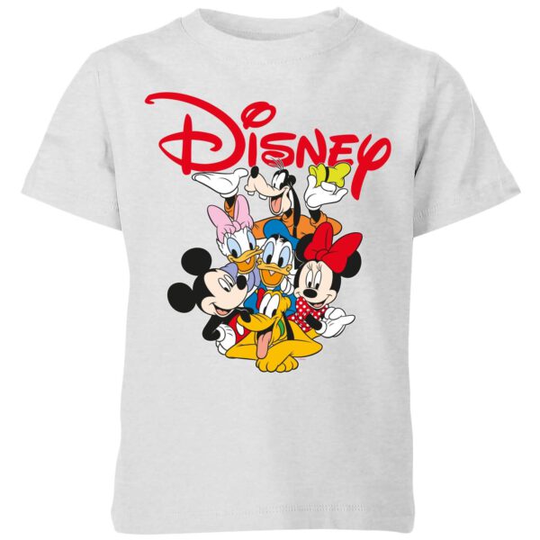 Mickey Mouse Disney Crew Kinder T-Shirt - Grau - 3-4 Jahre