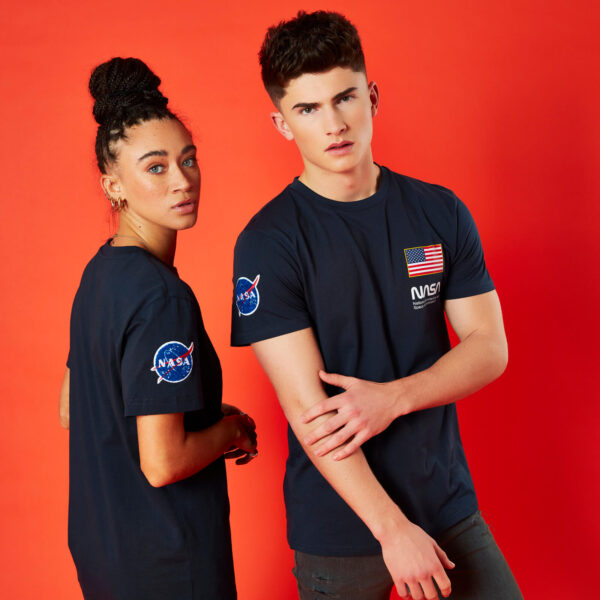 NASA Base Camp Unisex T-Shirt - Navy Blau - S