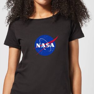 NASA Logo Insignia Damen T-Shirt – Schwarz – S