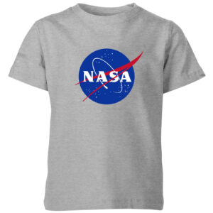 NASA Logo Insignia Kinder T-Shirt – Grau – 3-4 Jahre