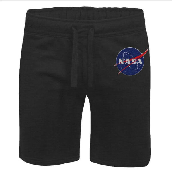 NASA Meatball Unisex Jogger Shorts - Black - S