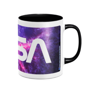 NASA Nebula Mug – White/Black