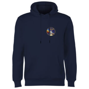 NASA Vintage Rainbow Shuttle Hoodie – Navy – S