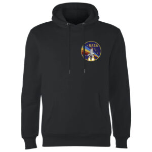 NASA Vintage Rainbow Shuttle Hoodie – Schwarz – XL