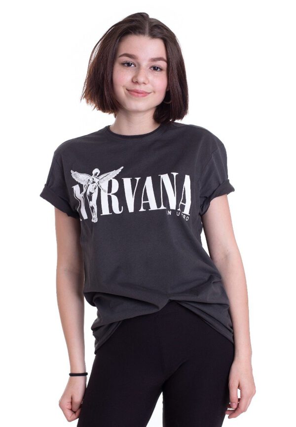 Nirvana - In Utero 2 Charcoal - - T-Shirts