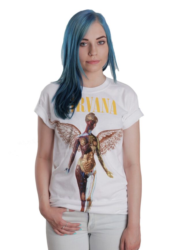 Nirvana - In Utero White - - T-Shirts