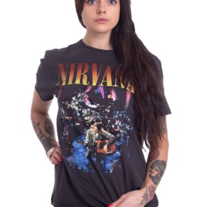Nirvana - Live In New York Charcoal - - T-Shirts