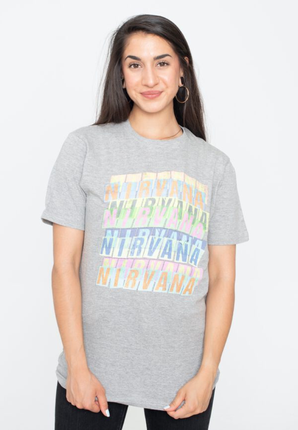 Nirvana - Repeat Grey - - T-Shirts