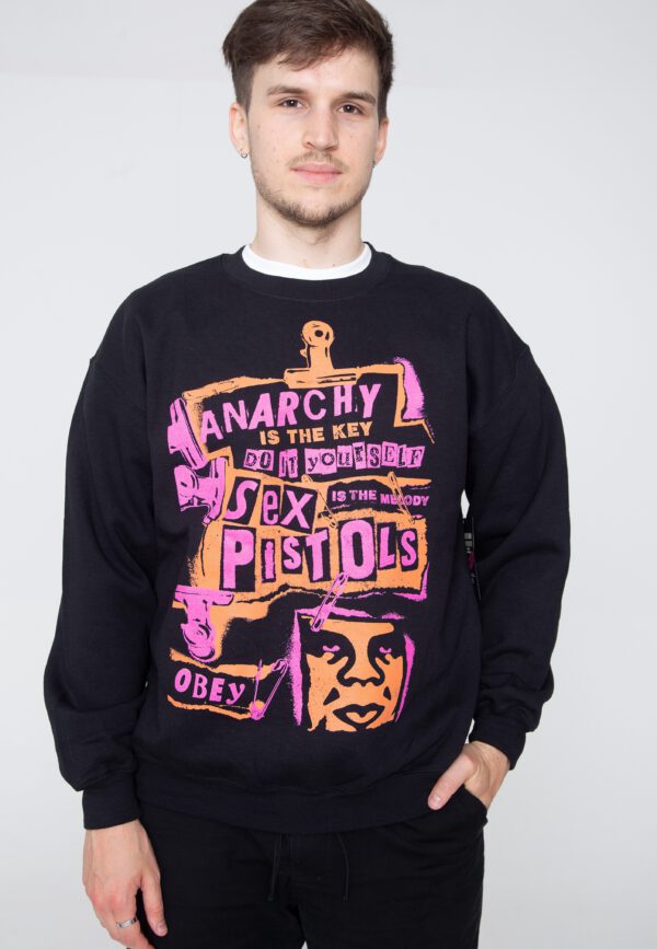 Obey x Sex Pistols - Anarchy Black - Sweater