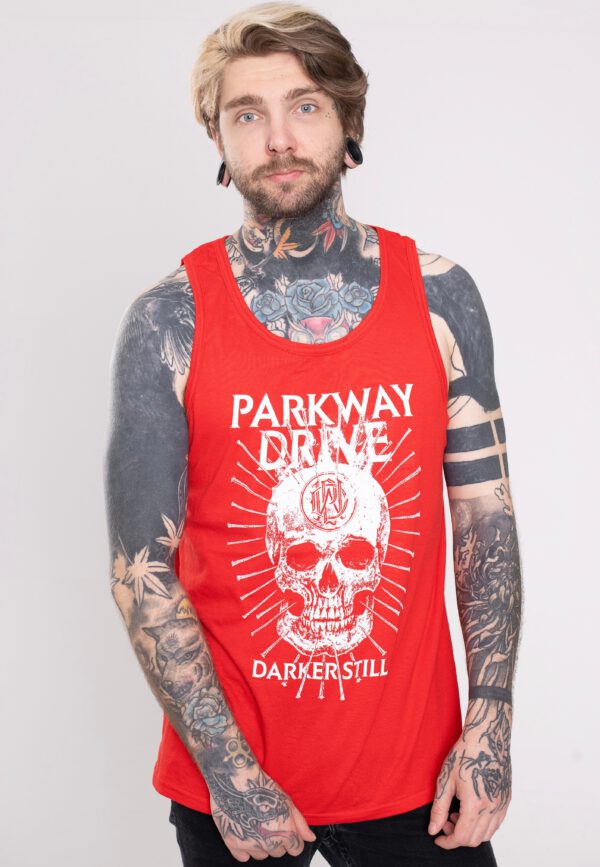Parkway Drive - Darker Still Skull Red - Tanks