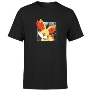 Pokemon Fennekin Men’s T-Shirt – Black – XS