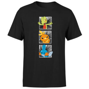 Pokemon Generation 3 Intro Men’s T-Shirt – Black – XS