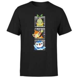 Pokemon Generation 4 Intro Men’s T-Shirt – Black – XS