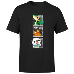 Pokemon Generation 5 Intro Men’s T-Shirt – Black – XS