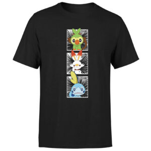 Pokemon Generation 8 Intro Men’s T-Shirt – Black – XS