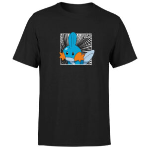 Pokemon Mudkip Men’s T-Shirt – Black – XS