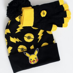 Pokémon - Pikachu Beanie + Gloves - Beanies