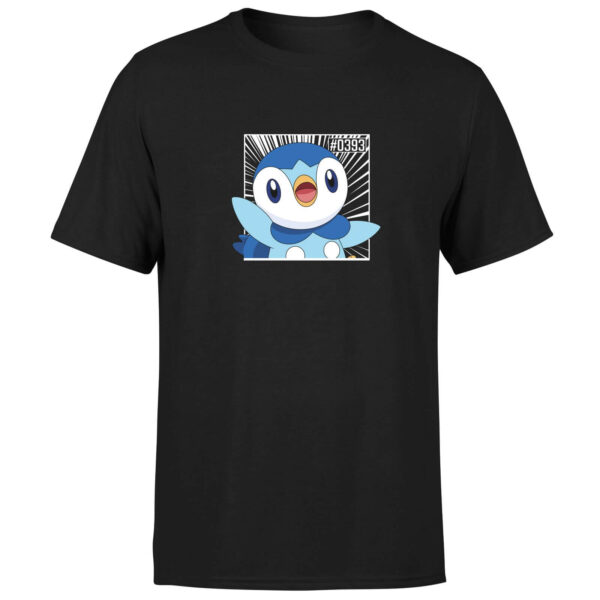 Pokemon Piplup Men's T-Shirt - Black - XS