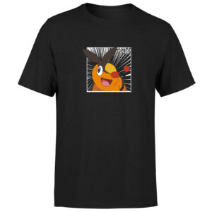 Pokemon Tepig Men’s T-Shirt – Black – XS