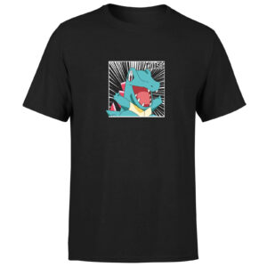 Pokemon Totodile Men’s T-Shirt – Black – XS